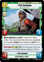 Poe Dameron - One Hell of a Pilot - JTL-100 - Jump to Lightspeed