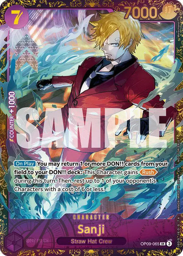 Sanji (Championship 25-26 Regionals Season 1) - OP09-065 - One Piece Promotion Cards