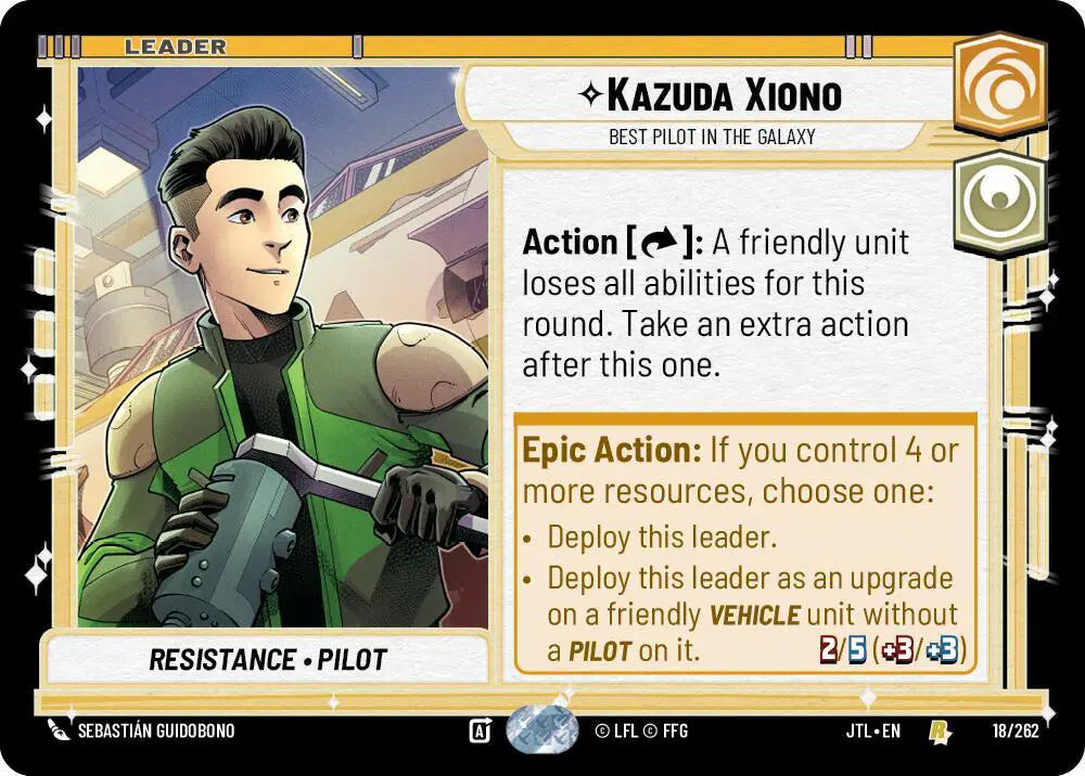 Kazuda Xiono - Best Pilot in the Galaxy - JTL-018 - Jump to Lightspeed