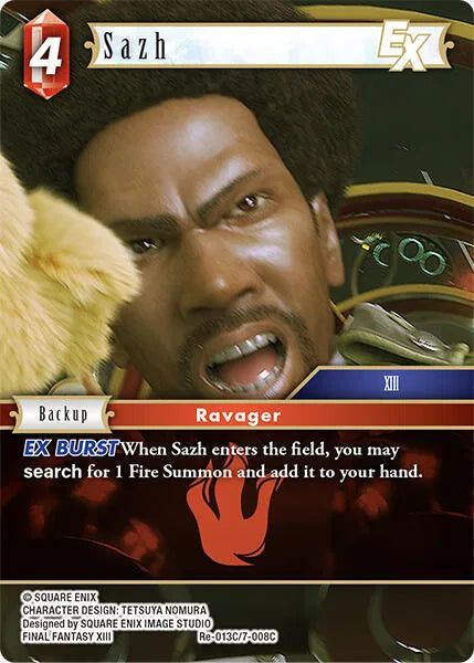 Sazh EX - Re-013C/7-008C - Legacy Collection