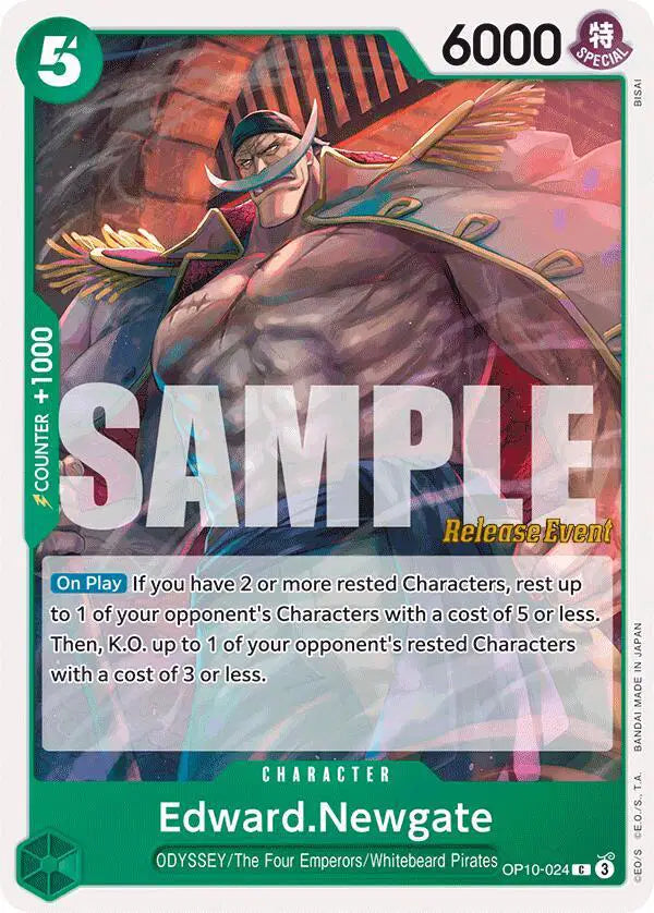 Edward.Newgate - OP10-024 - Royal Blood Release Event Cards