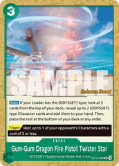 Gum-Gum Dragon Fire Pistol Twister Star - OP10-039 - Royal Blood Release Event Cards