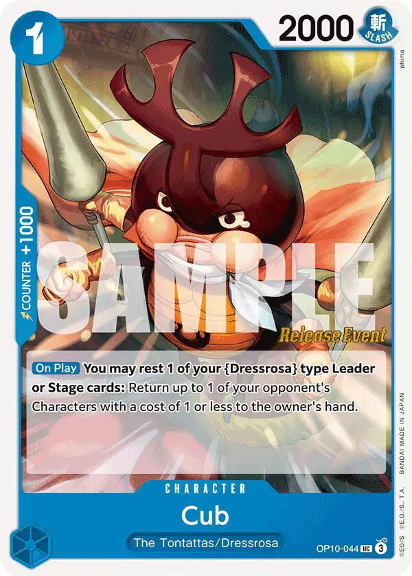 Cub - OP10-044 - Royal Blood Release Event Cards