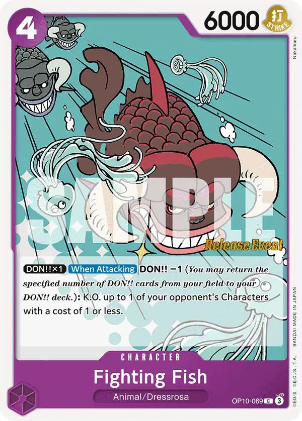 Fighting Fish - OP10-069 - Royal Blood Release Event Cards