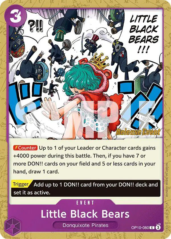 Little Black Bears - OP10-080 - Royal Blood Release Event Cards