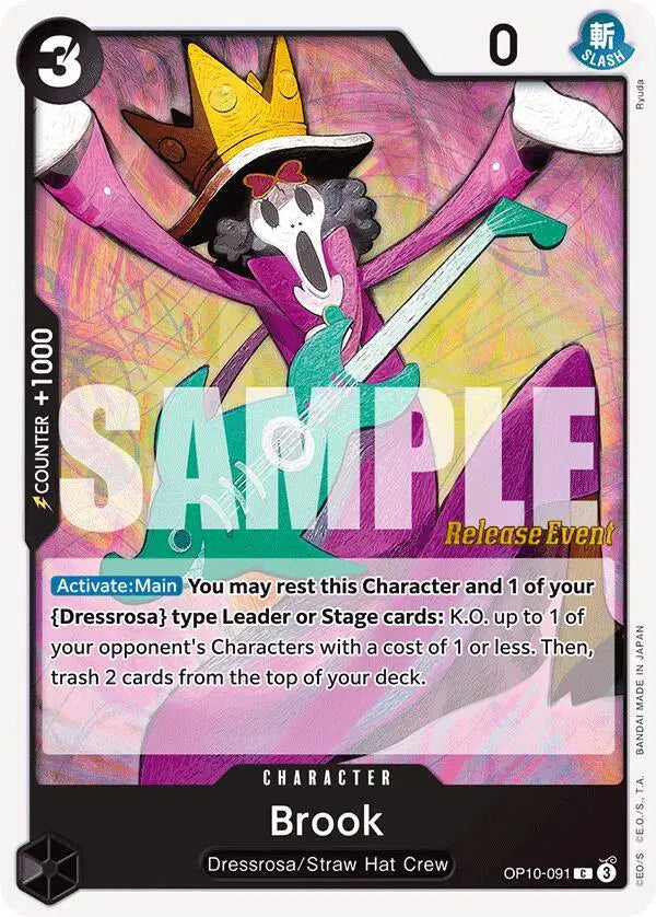 Brook (091) - OP10-091 - Royal Blood Release Event Cards