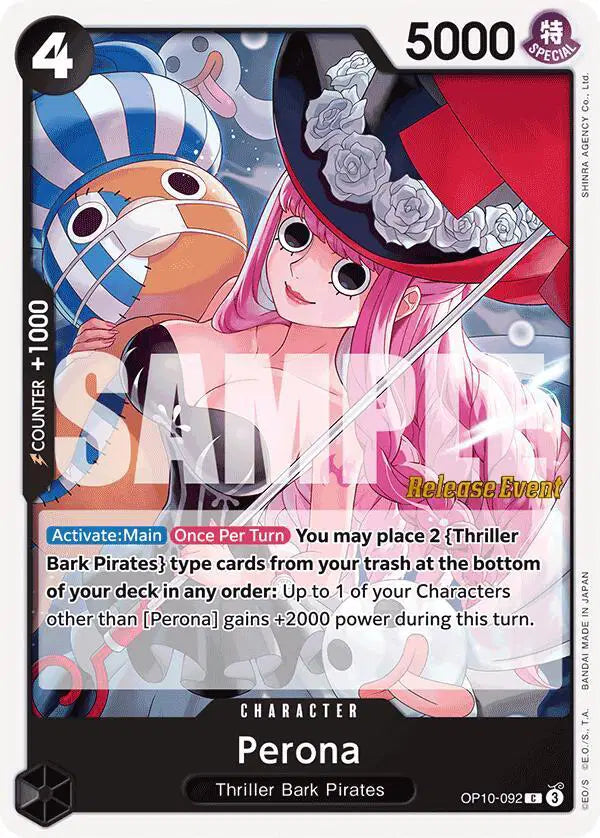 Perona (092) - OP10-092 - Royal Blood Release Event Cards