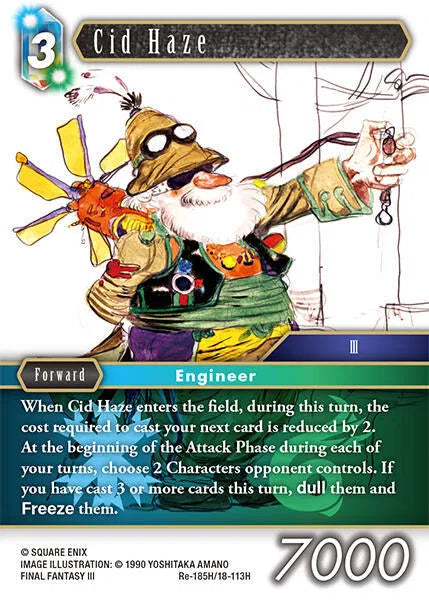 Cid Haze - Re-185H/18-113H - Legacy Collection