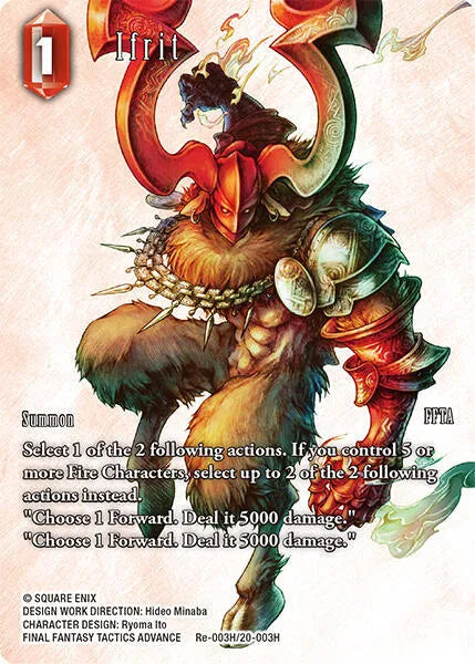 Ifrit (Full Art) - Re-003H/20-003H - Legacy Collection