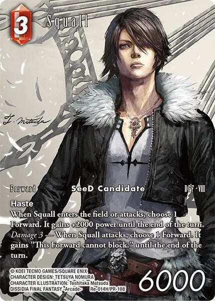 Squall (Full Art) - Re-014H/PR-108 - Legacy Collection