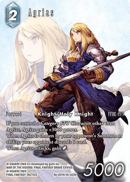 Agrias (Full Art) - Re-031H/16-023H - Legacy Collection