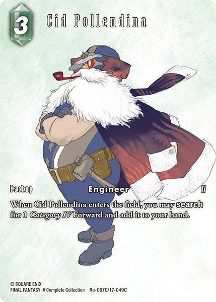 Cid Pollendina (Full Art) - Re-067C/17-049C - Legacy Collection