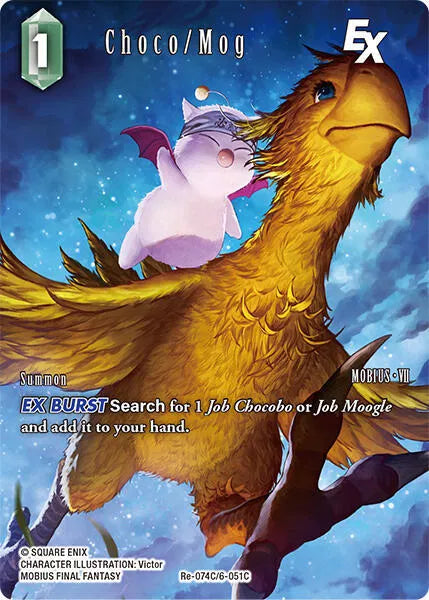 Choco/Mog EX (Full Art) - Re-074C/6-051C - Legacy Collection