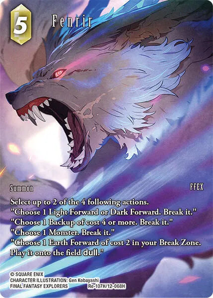 Fenrir (Full Art) - Re-107H/12-068H - Legacy Collection