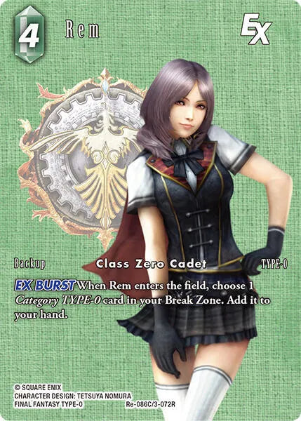 Rem EX (Full Art) - Re-086C/3-072R - Legacy Collection