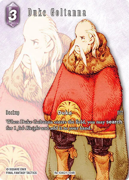 Duke Goltanna (Full Art) - Re-134C/1-134R - Legacy Collection