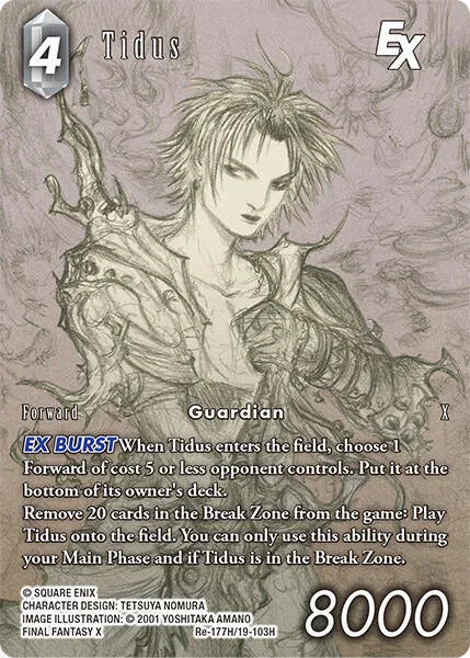 Tidus EX (Full Art) - Re-177H/19-103H - Legacy Collection
