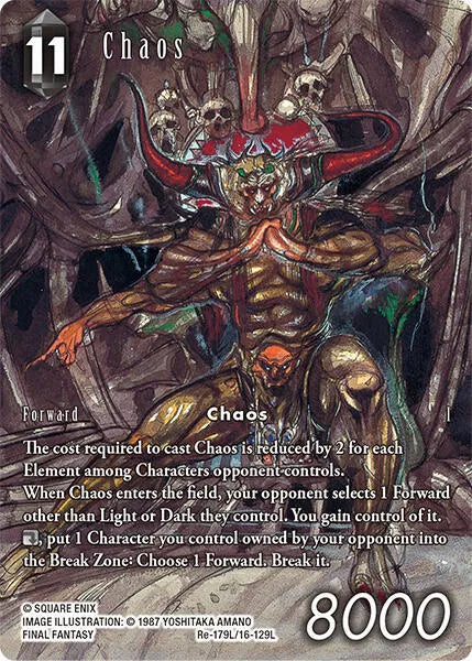 Chaos (Full Art) - Re-179L/16-129L - Legacy Collection