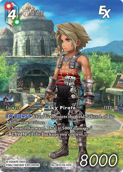 Vaan EX (Full Art) - Re-181C/19-107C - Legacy Collection