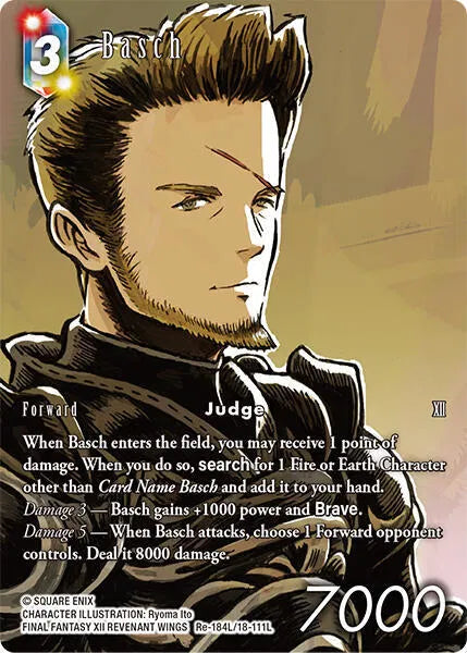 Basch (Full Art) - Re-184L/18-111L - Legacy Collection