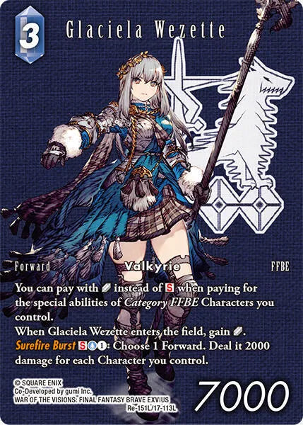 Glaciela Wezette (Full Art) - Re-151L/17-113L - Legacy Collection