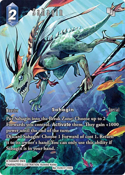 Sahagin (Full Art) - Re-153C/7-110C - Legacy Collection