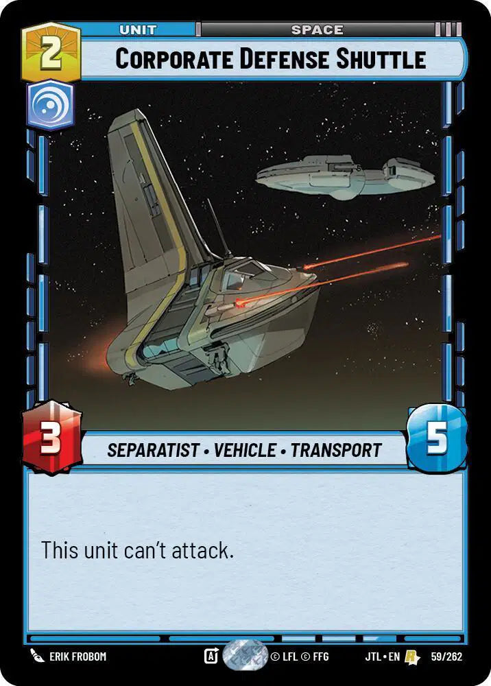 Corporate Defense Shuttle - JTL-059 - Jump to Lightspeed