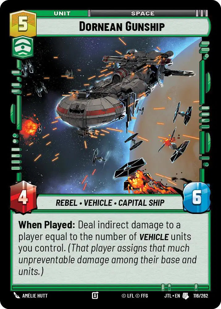 Dornean Gunship - JTL-116 - Jump to Lightspeed