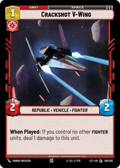 Crackshot V-Wing - JTL-158 - Jump to Lightspeed
