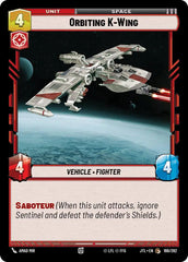 Orbiting K-Wing - JTL-166 - Jump to Lightspeed