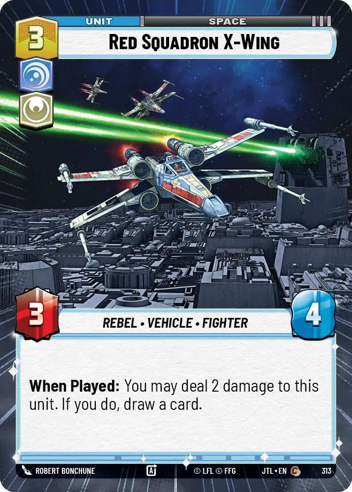 Red Squadron X-Wing (Hyperspace) - JTL-313 - Jump to Lightspeed