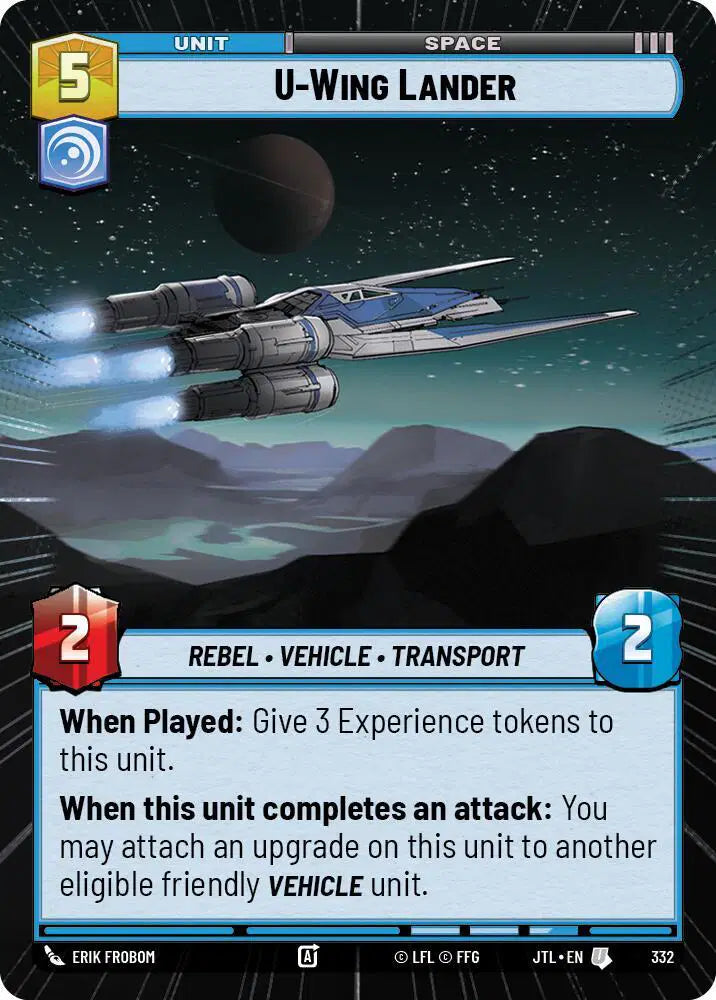 U-Wing Lander (Hyperspace) - JTL-332 - Jump to Lightspeed