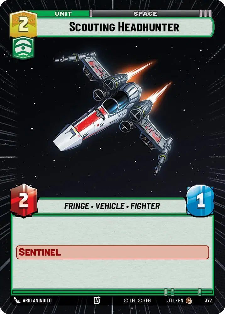 Scouting Headhunter (Hyperspace) - JTL-372 - Jump to Lightspeed