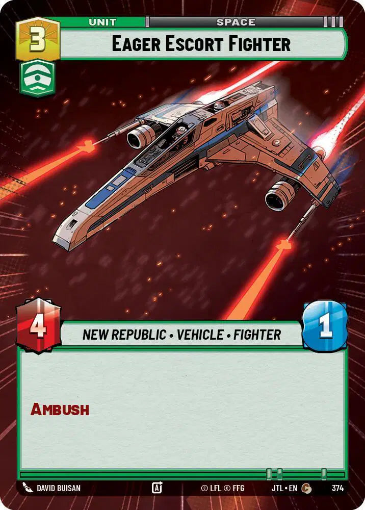 Eager Escort Fighter (Hyperspace) - JTL-374 - Jump to Lightspeed