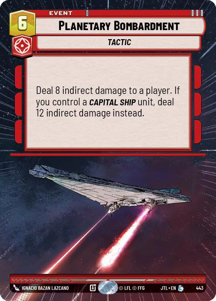 Planetary Bombardment (Hyperspace) - JTL-443 - Jump to Lightspeed