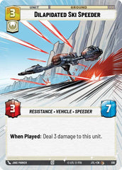 Dilapidated Ski Speeder (Hyperspace) - JTL-510 - Jump to Lightspeed