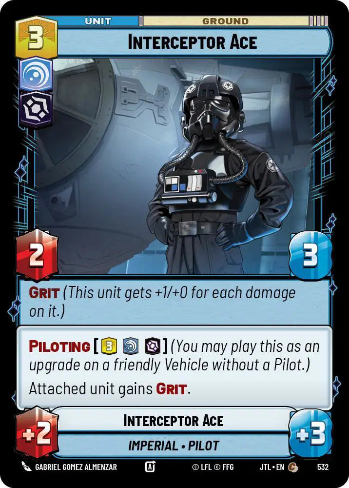 Interceptor Ace (Foil) - JTL-532 - Jump to Lightspeed