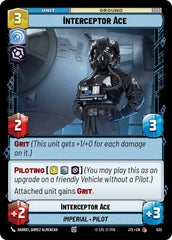 Interceptor Ace (Foil) - JTL-532 - Jump to Lightspeed