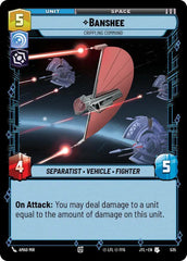 Banshee - Crippling Command (Foil) - JTL-535 - Jump to Lightspeed
