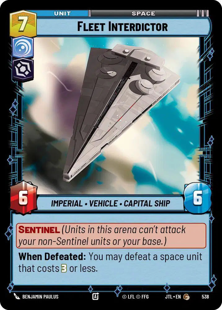 Fleet Interdictor (Foil) - JTL-538 - Jump to Lightspeed