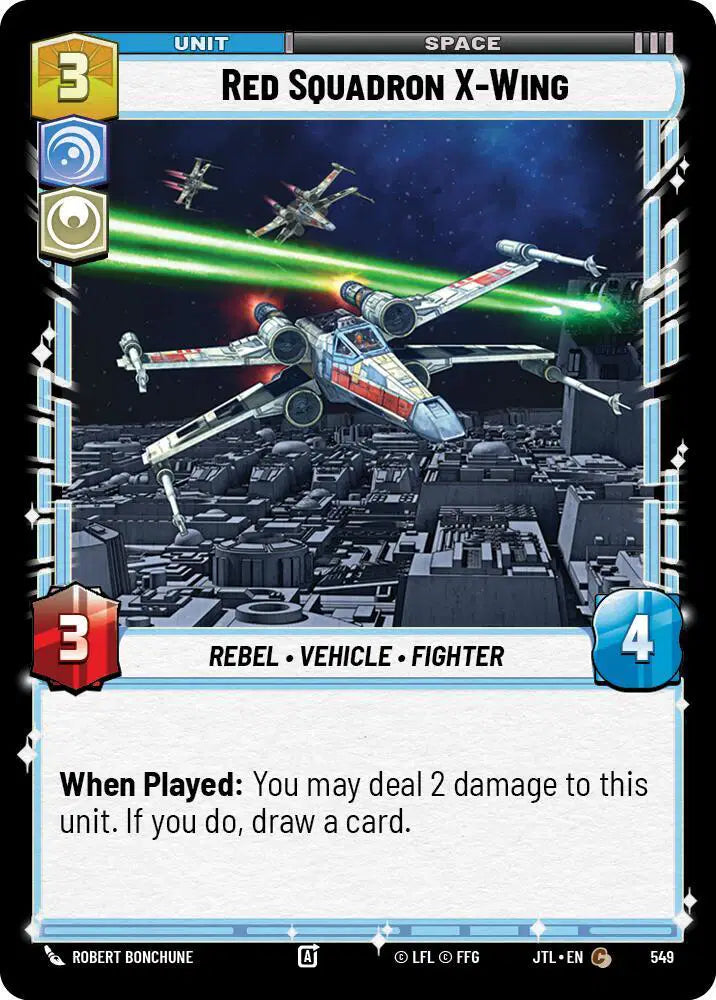 Red Squadron X-Wing (Foil) - JTL-549 - Jump to Lightspeed