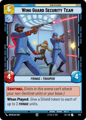 Wing Guard Security Team (Foil) - JTL-570 - Jump to Lightspeed