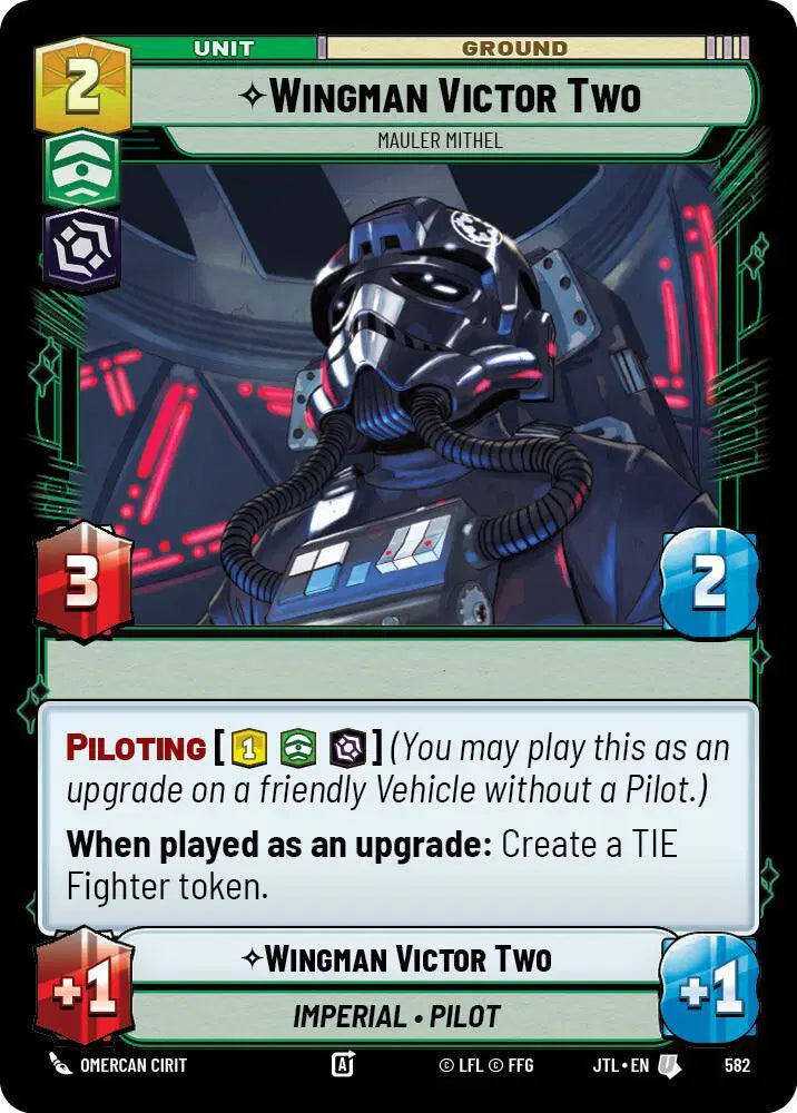 Wingman Victor Two - Mauler Mithel (Foil) - JTL-582 - Jump to Lightspeed