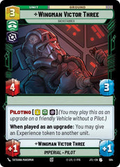 Wingman Victor Three - Backstabber (Foil) - JTL-584 - Jump to Lightspeed