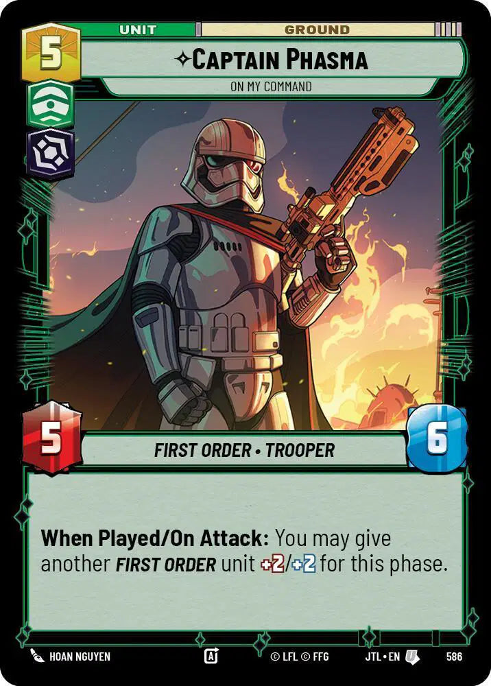 Captain Phasma - On My Command (Foil) - JTL-586 - Jump to Lightspeed