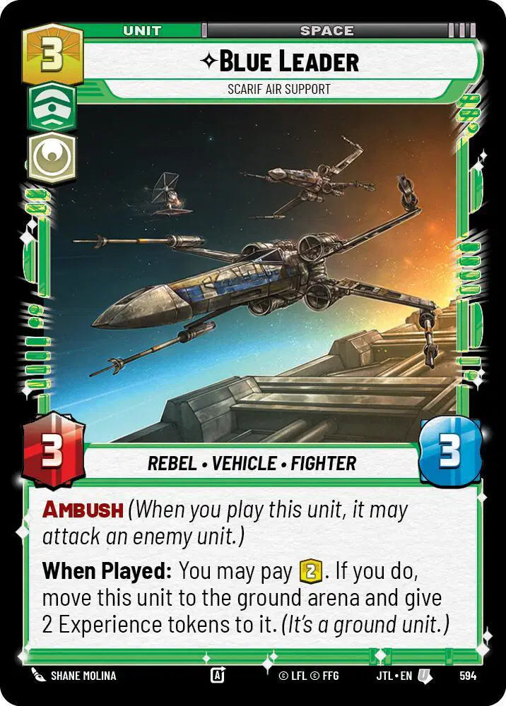 Blue Leader - Scarif Air Support (Foil) - JTL-594 - Jump to Lightspeed