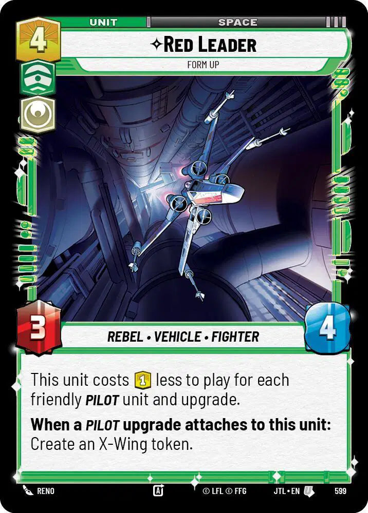 Red Leader - Form Up (Foil) - JTL-599 - Jump to Lightspeed