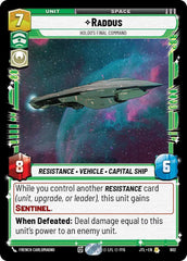 Raddus - Holdo's Final Command (Foil) - JTL-602 - Jump to Lightspeed