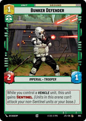 Bunker Defender (Foil) - JTL-605 - Jump to Lightspeed