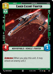 Eager Escort Fighter (Foil) - JTL-610 - Jump to Lightspeed